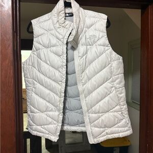 The North Face Ivory Quilted Vest